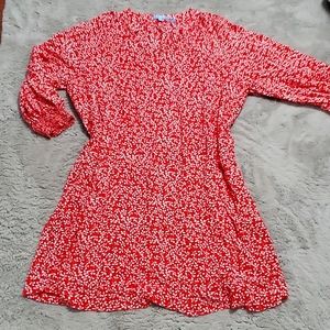 Draper James Red Floral Dress
